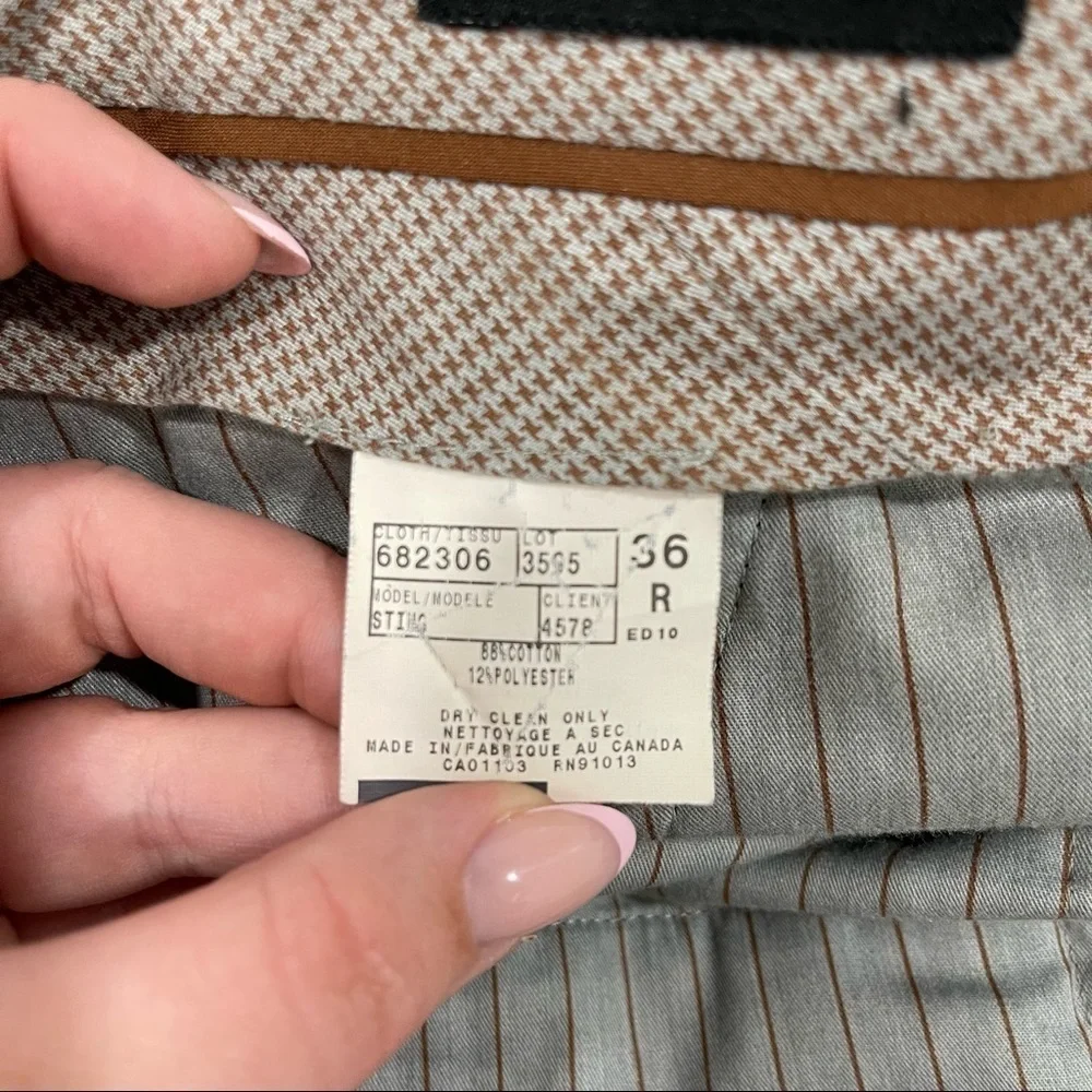 Jack Victor Collection Sting Corduroy Pants Trousers 36 Regular